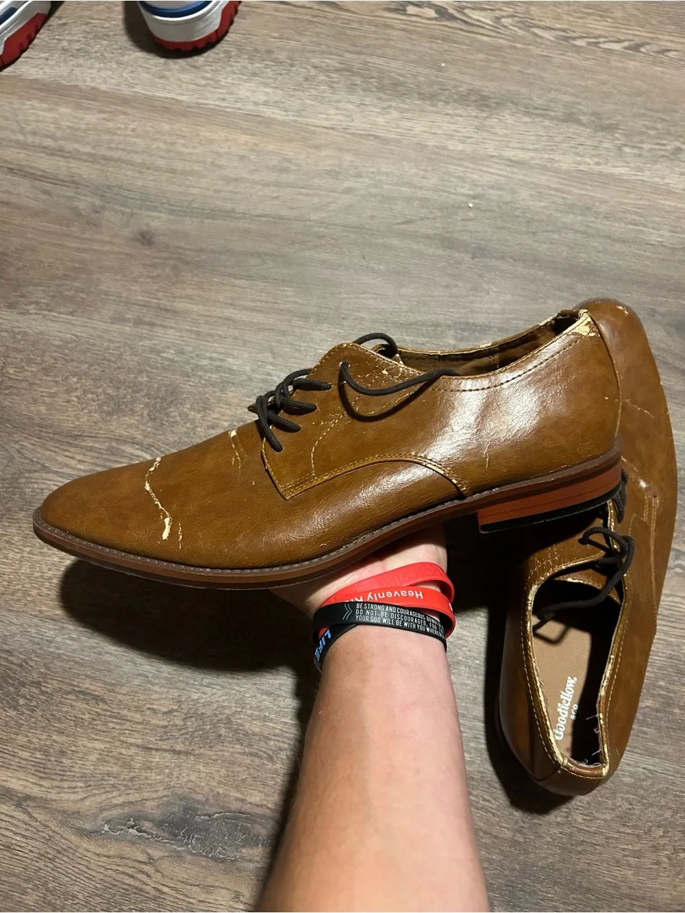 Goodfellow & Co. Benton light brown oxford dress shoes